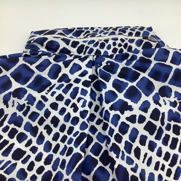 The‎ Bubble Womens Poncho Lefty 1/2 Zip Pullover Jacket Blue Size Medium NWT - Picture 6 of 11